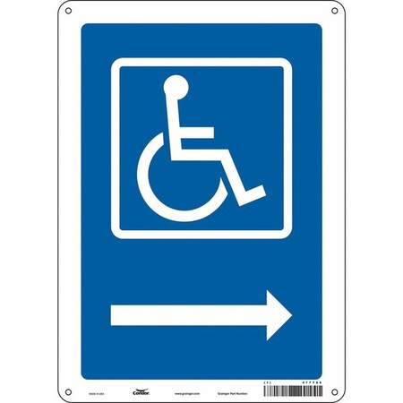 Traffic Sign, 14 in H, 10 in W, Aluminum, Vertical Rectangle, English, 477T86 MPN:477T86