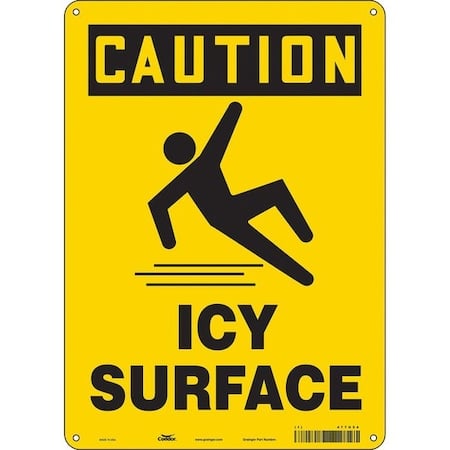 Traffic Sign, 14 in H, 10 in W, Polyethylene, Vertical Rectangle, English, 477U54 MPN:477U54