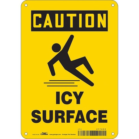 Traffic Sign, 10 in H, 7 in W, Vinyl, Horizontal Rectangle, English, 477U55 MPN:477U55