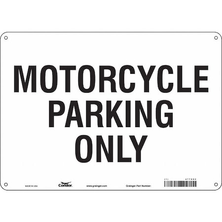 Motorcycle Parking Sign, 10