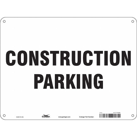 Construction Parking Sign, 18