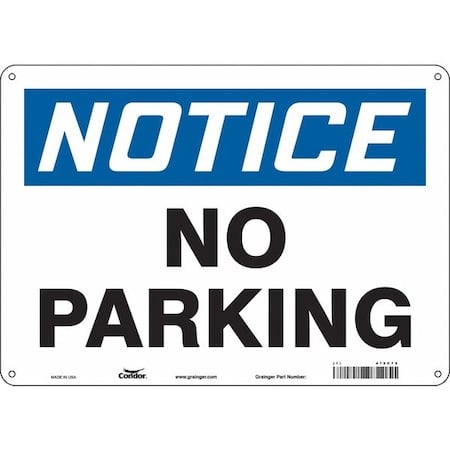 Safety Sign, 10 inx14 in, Polyethylene, 478C79 MPN:478C79