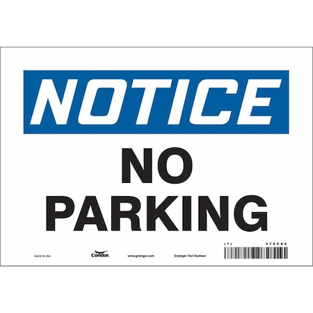 Safety Sign, 7 inx10 in, Vinyl, 478C80 MPN:478C80