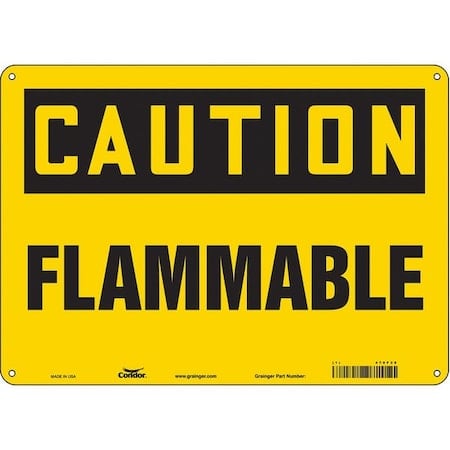 Danger Sign, 10 in H, 14 in W, Polyethylene, Horizontal Rectangle, English, 478F28 MPN:478F28