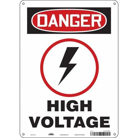 Safety Sign, 14 in Height, 10 in Width, Aluminum, Vertical Rectangle, English, 479P89 MPN:479P89
