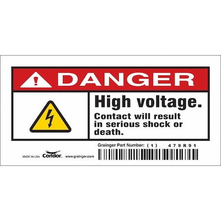 Safety Sign, 4-1/2