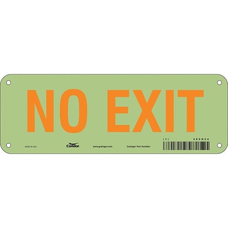 Exit Sign, Plastic, 10