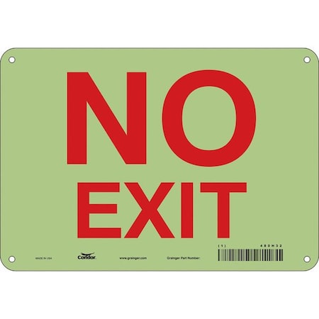 Exit Sign, Plastic, 10