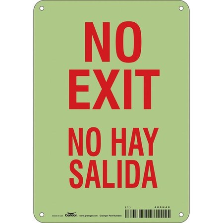 Exit Sign, Plastic, 7