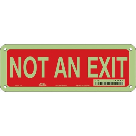 Exit Sign, Plastic, 10