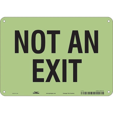 Exit Sign, Plastic, 10
