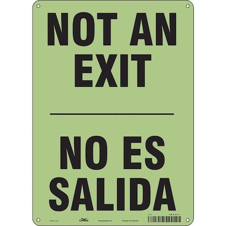 Exit Sign, Plastic, 10