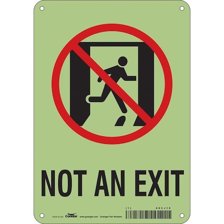 Exit Sign, Plastic, 7