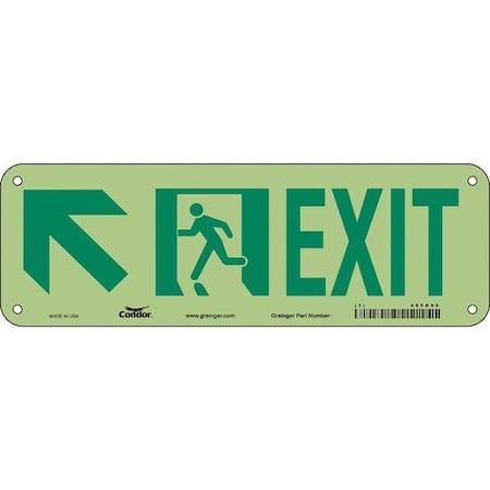 Exit Sign, Plastic, 21