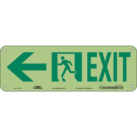 Exit Sign, Plastic, 21