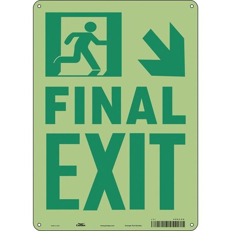 Exit Sign, Plastic, 10