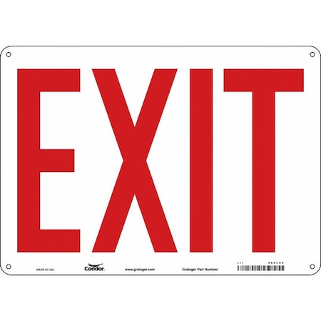Exit Sign, Fiberglass, 14