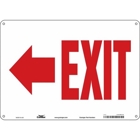 Exit Sign, Fiberglass, 14