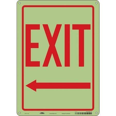 Exit Sign, Plastic, 10