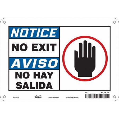 Exit Sign, Plastic, 10