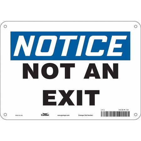 Exit Sign, Plastic, 10