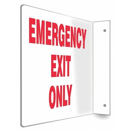 Exit Sign, Plastic, 12