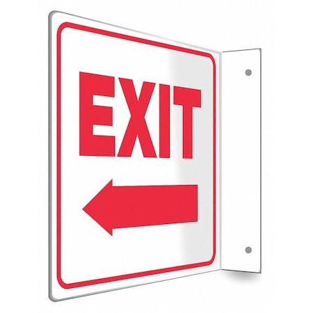 Exit Sign, Plastic, 8