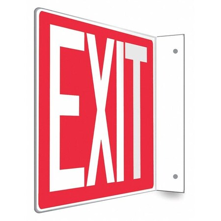 Exit Sign, Plastic, 12