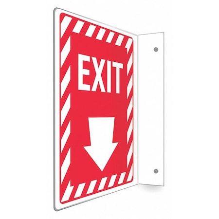 Exit Sign, Plastic, 9