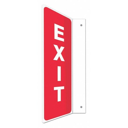 Exit Sign, Plastic, 4