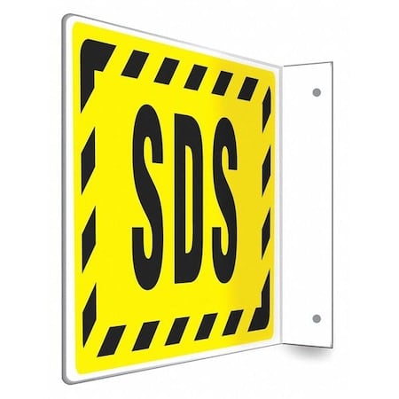 Safety Sign, 8 inx12 in, PETG MPN:480W94