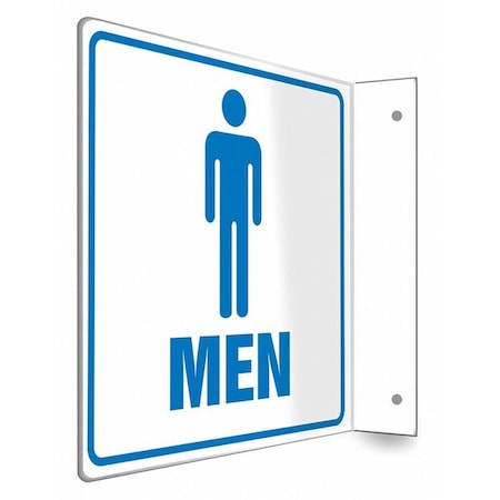 MEN, 8 in W x 8 in H, L-Shape Projection, PETG, 480X93 MPN:480X93