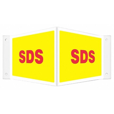 Safety Sign, 8 inx18 in, PETG MPN:480Y72