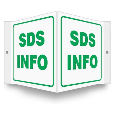 Safety Sign, 6 inx8 1/2 in, PETG MPN:480Y73