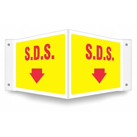 Safety Sign, 8 inx18 in, PETG MPN:480Y78