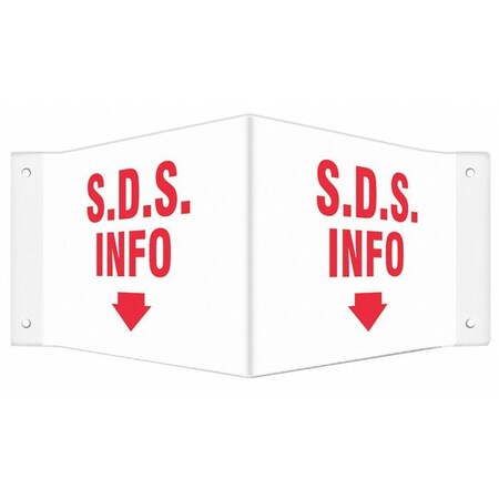 Safety Sign, 8 inx18 in, PETG MPN:480Y79