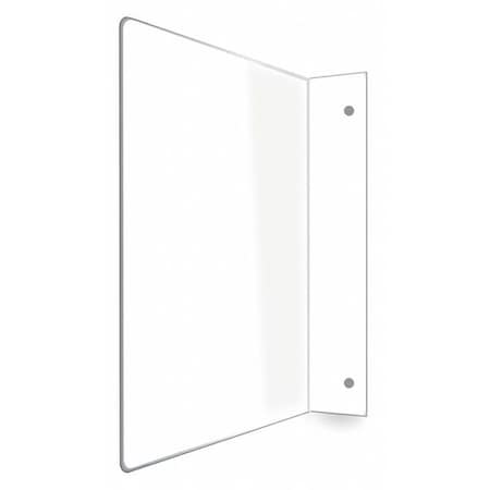 , 9 in W x 12 in H, L-Shape Projection, PETG, 480Z87 MPN:480Z87