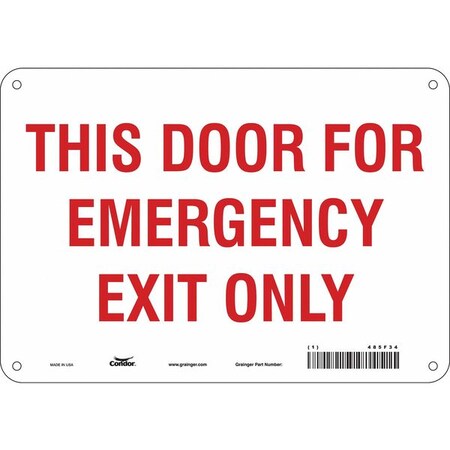 Exit Sign, Plastic, 10