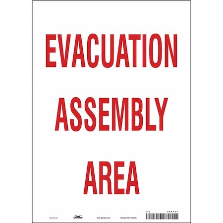 Safety Sign, 14 in Height, 10 in Width, Vinyl, Vertical Rectangle, English MPN:485F54