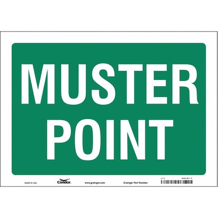 Safety Sign, 10 in Height, 14 in Width, Vinyl, Horizontal Rectangle, English MPN:485G17