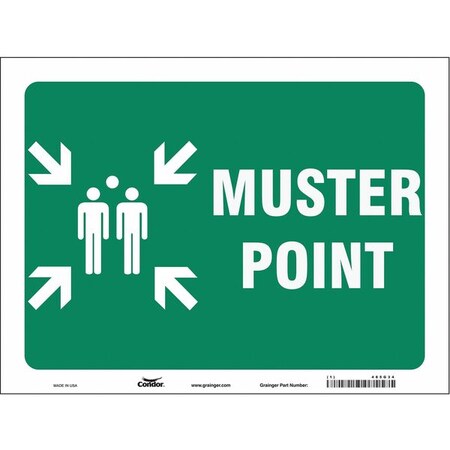 Safety Sign, 18 in Height, 24 in Width, Vinyl, Horizontal Rectangle, English MPN:485G34