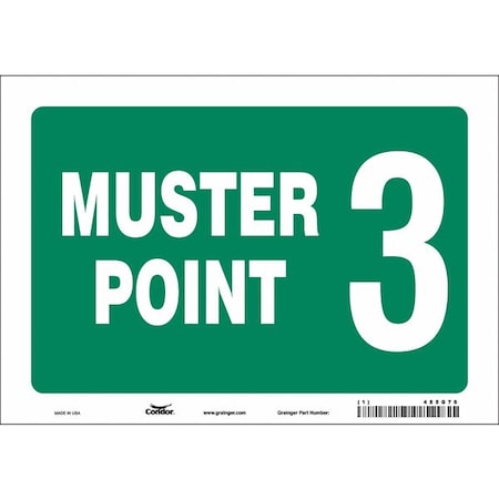 Safety Sign, 7 in Height, 10 in Width, Vinyl, Vertical Rectangle, English MPN:485G76