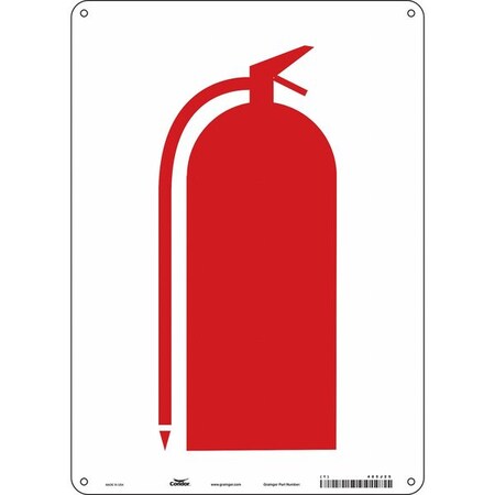 Safety Sign, 14 in x 10 in, Polyethylene MPN:485J25