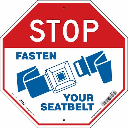 Stop Fasten Seatbelt Sign, 24