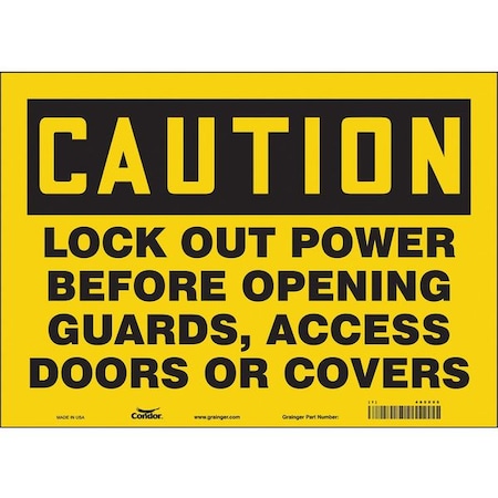 Lockout Sign, 14