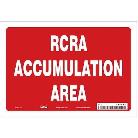 Safety Sign, 7 in Height, 10 in Width, Vinyl, Vertical Rectangle, English, 486A49 MPN:486A49
