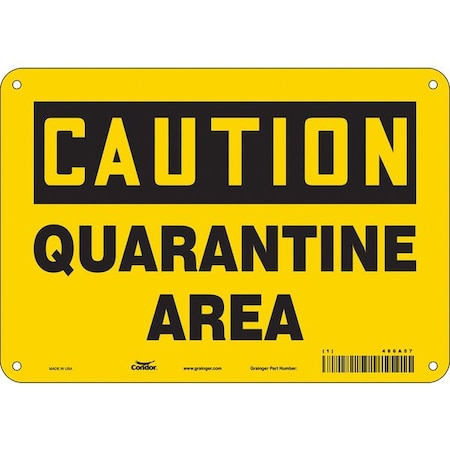Chemical Sign, 7 in H, 10 in W, Vertical Rectangle, English, 486A57 MPN:486A57