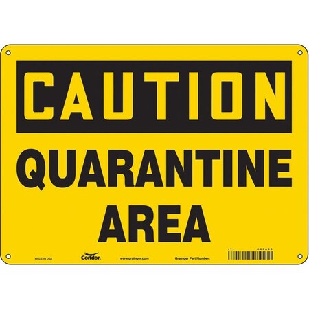 Chemical Sign, 10 in H, 14 in W, Polyethylene, Horizontal Rectangle, English, 486A60 MPN:486A60