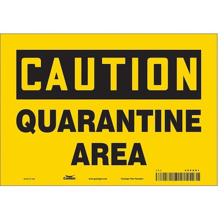 Chemical Sign, 7 in H, 10 in W, Vinyl, Vertical Rectangle, English, 486A61 MPN:486A61
