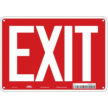 Exit Sign, Plastic, 10